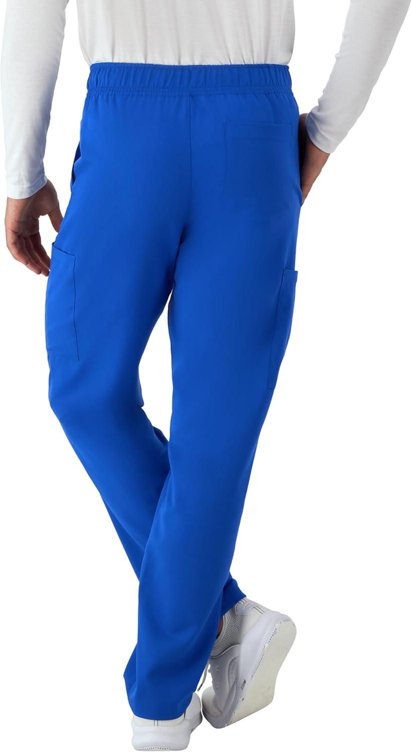 imageHanes Mens Scrubs Healthcare Pants Scrub Pants for Men MoistureWicking ampamp Odor Control 5 PocketsRoyal Blue