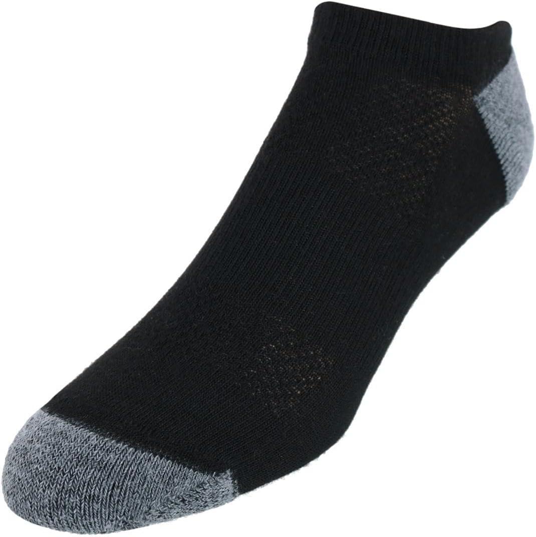 imageHanes Mens Socks XTemp Lightweight Socks Low Cut and No Show 12PackBlack