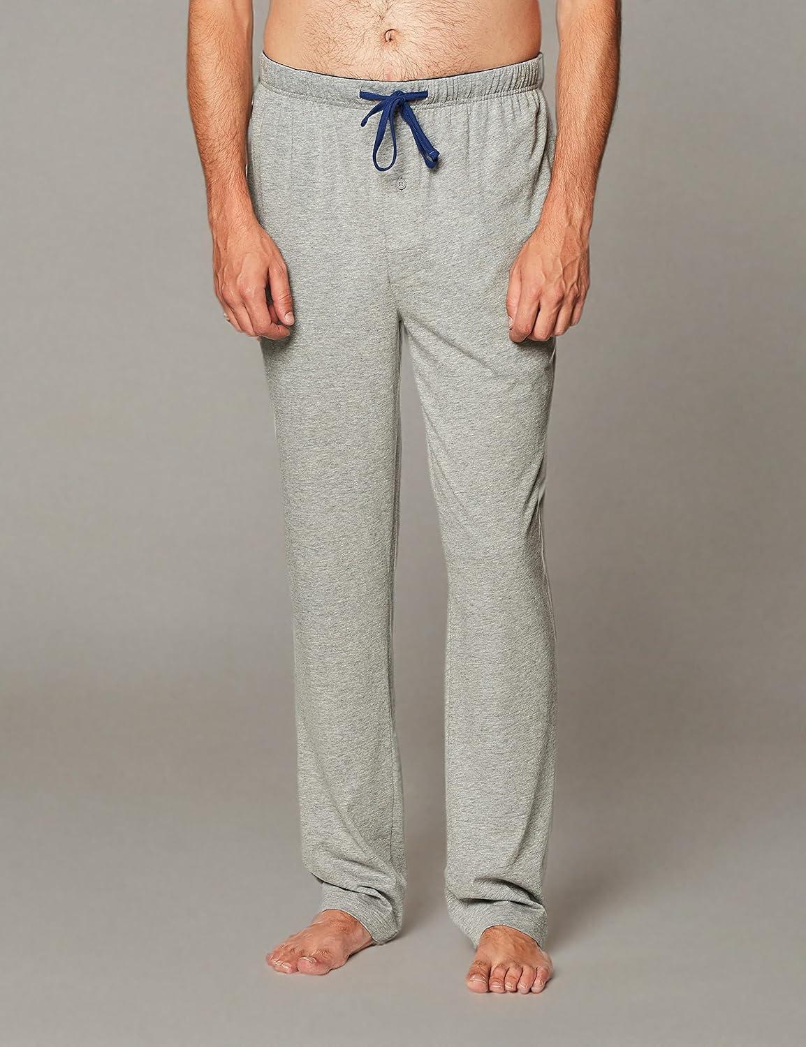 imageHanes Mens Solid Knit Sleep Pant with Pockets and DrawstringGrey