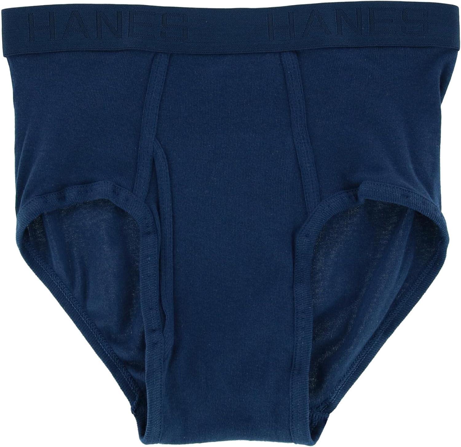 imageHanes Mens Underwear Briefs Pack 7Pack MoistureWicking Underwear for Men Everyday BriefsBlue