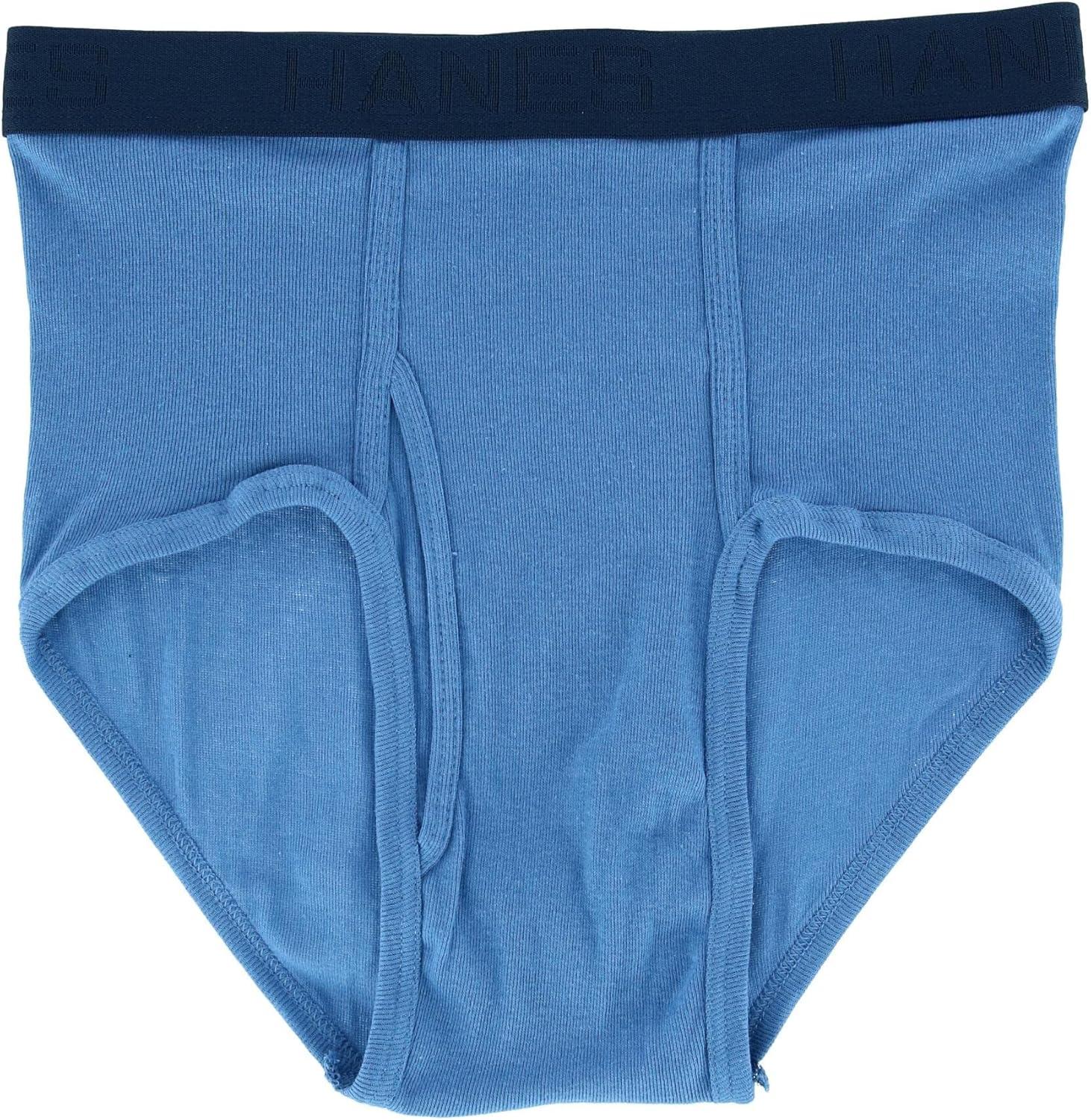 imageHanes Mens Underwear Briefs Pack 7Pack MoistureWicking Underwear for Men Everyday BriefsBlue