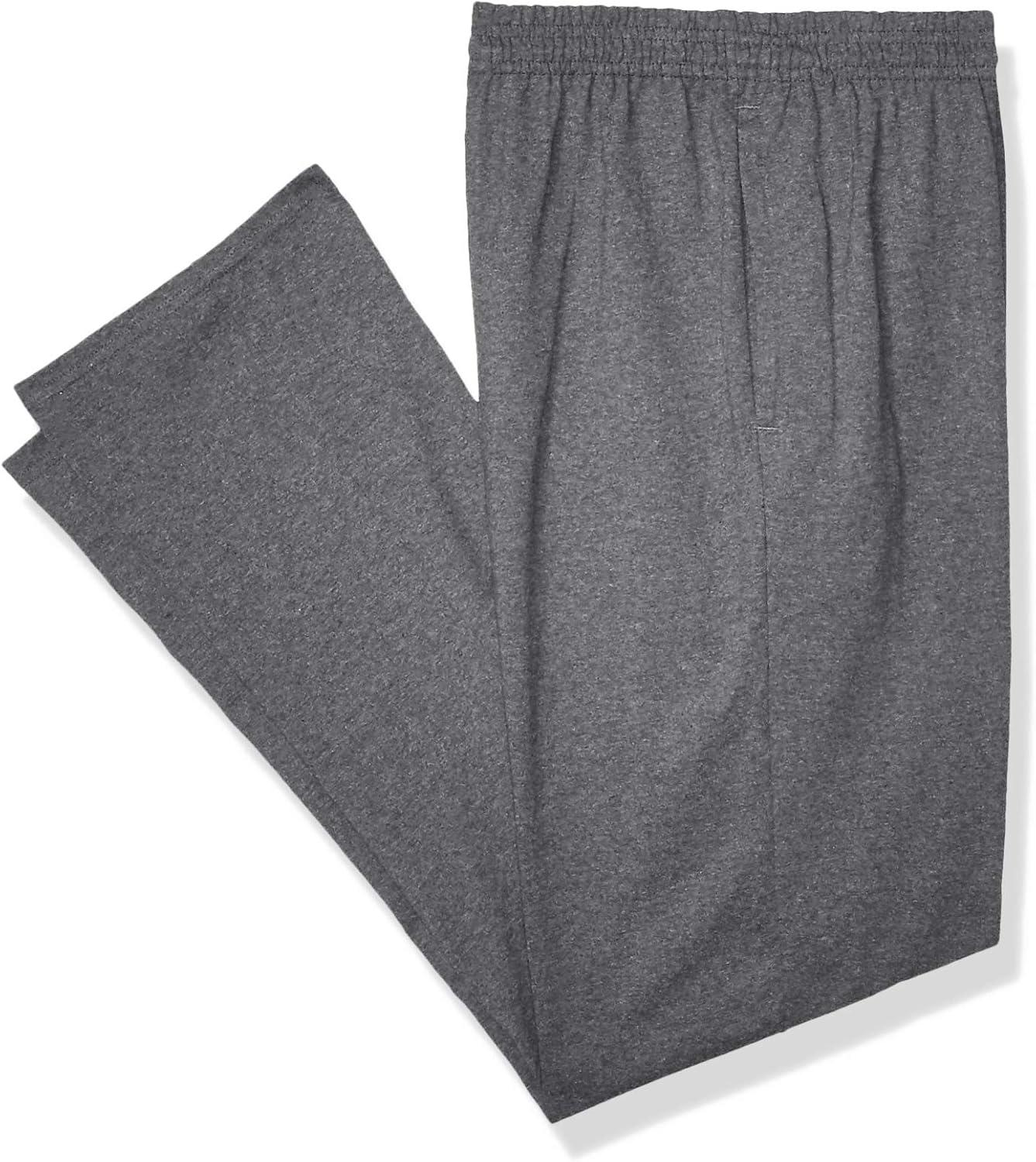 imageHanes Mens XTemp Jersey Pocket PantCharcoal Heather