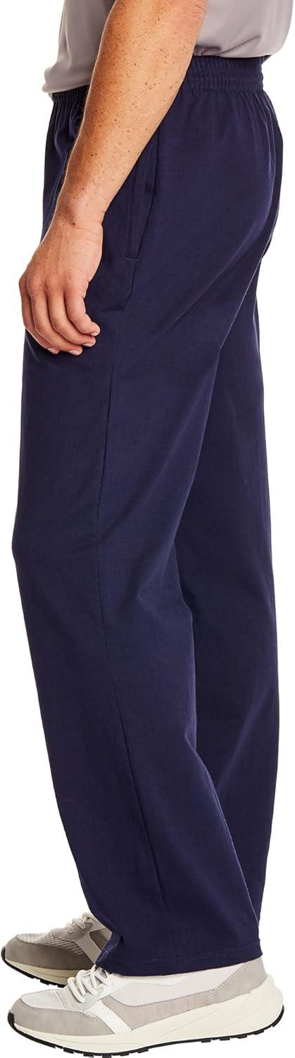 imageHanes Mens XTemp Jersey Pocket PantNavy