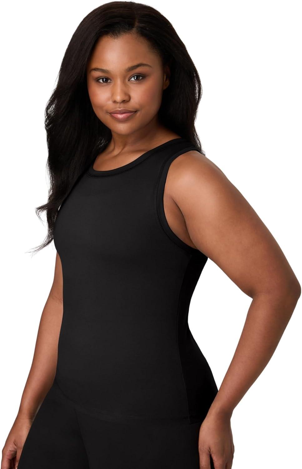 imageHanes Moves Stretch Women MoistureWicking Tank TopBlack