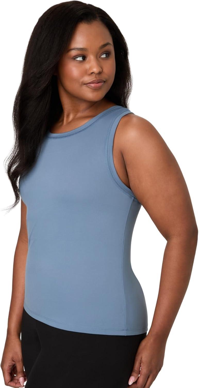 imageHanes Moves Stretch Women MoistureWicking Tank TopBlue Dive
