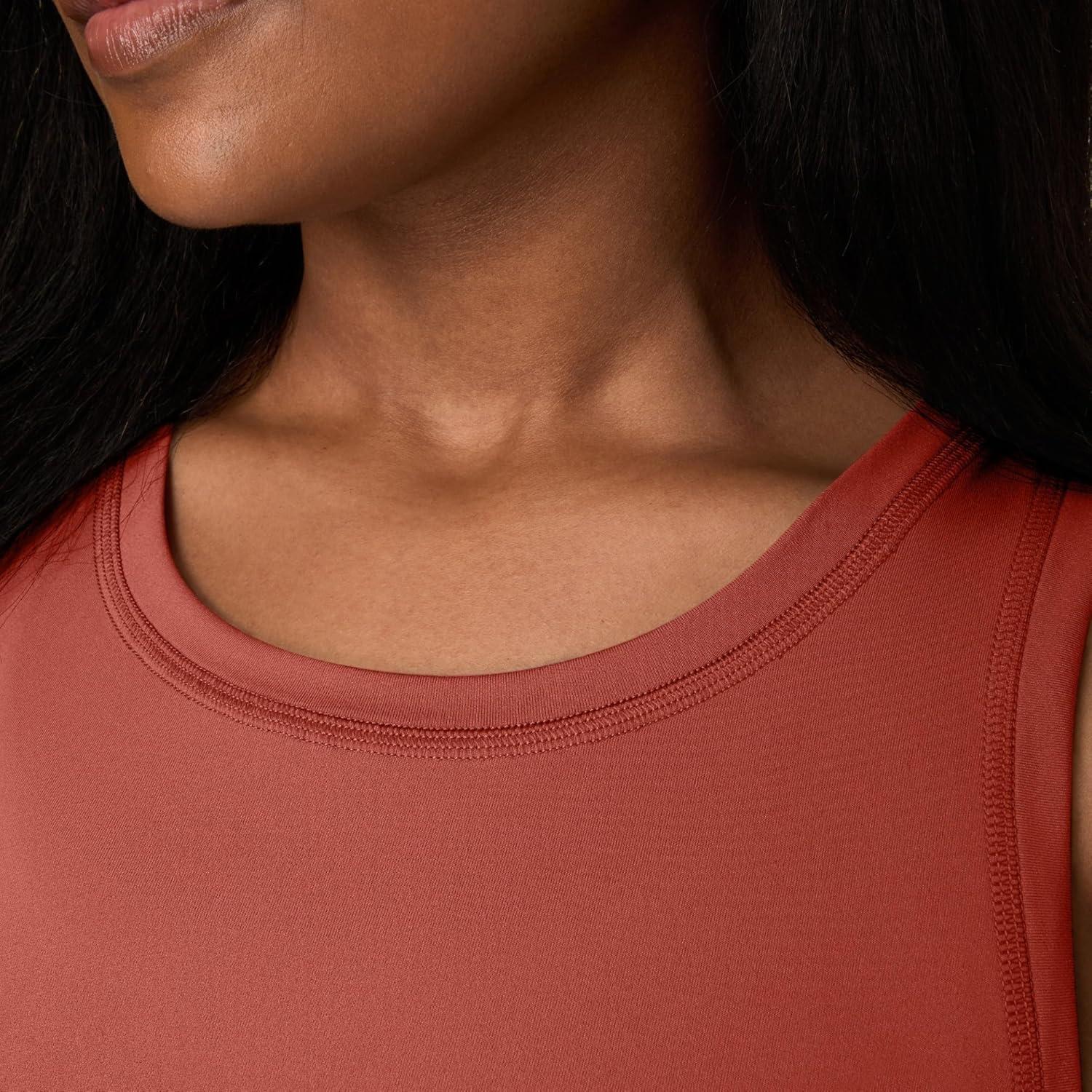 imageHanes Moves Stretch Women MoistureWicking Tank TopCoral Camelia