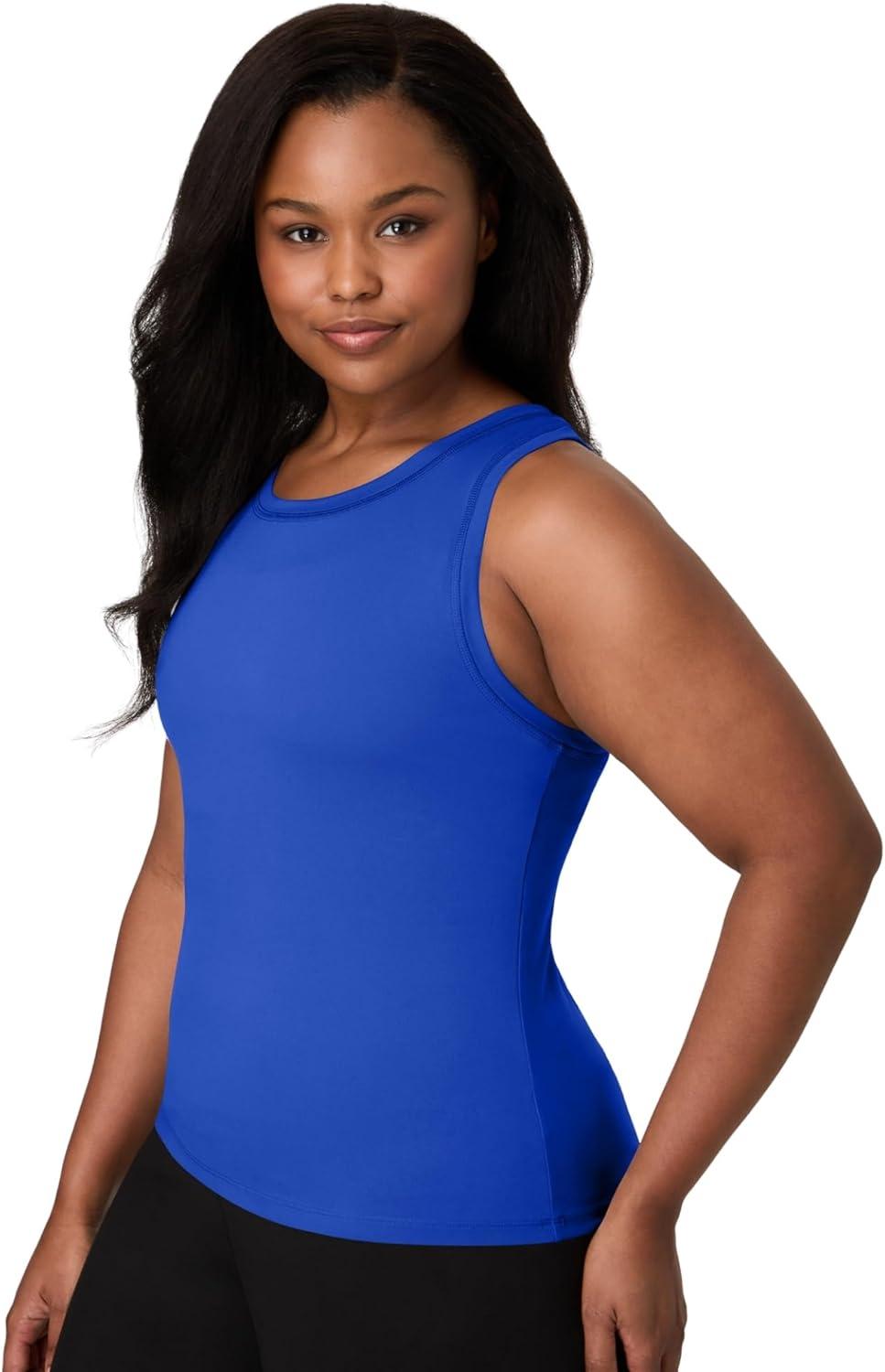 imageHanes Moves Stretch Women MoistureWicking Tank TopDeep Royal