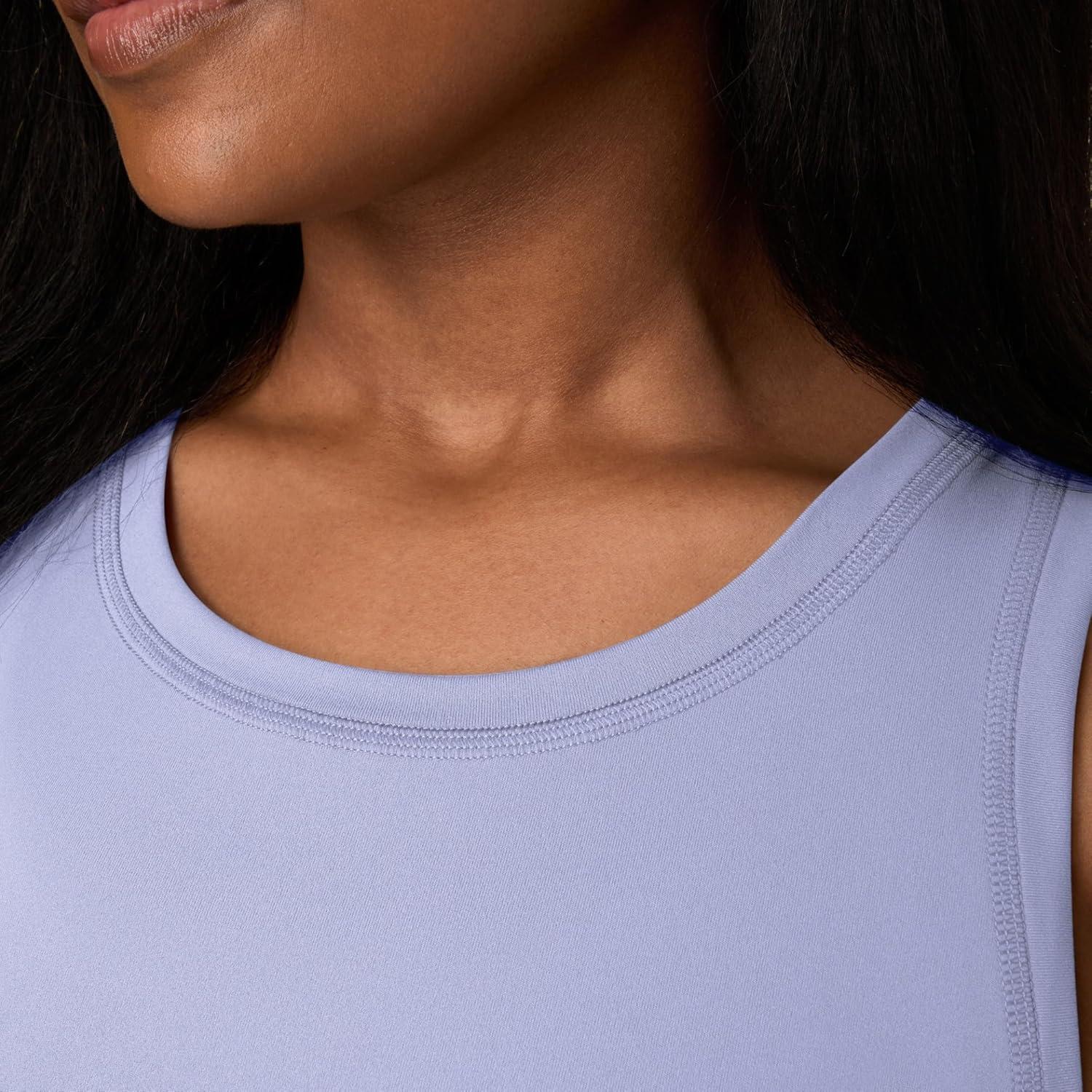 imageHanes Moves Stretch Women MoistureWicking Tank TopPeri Blue