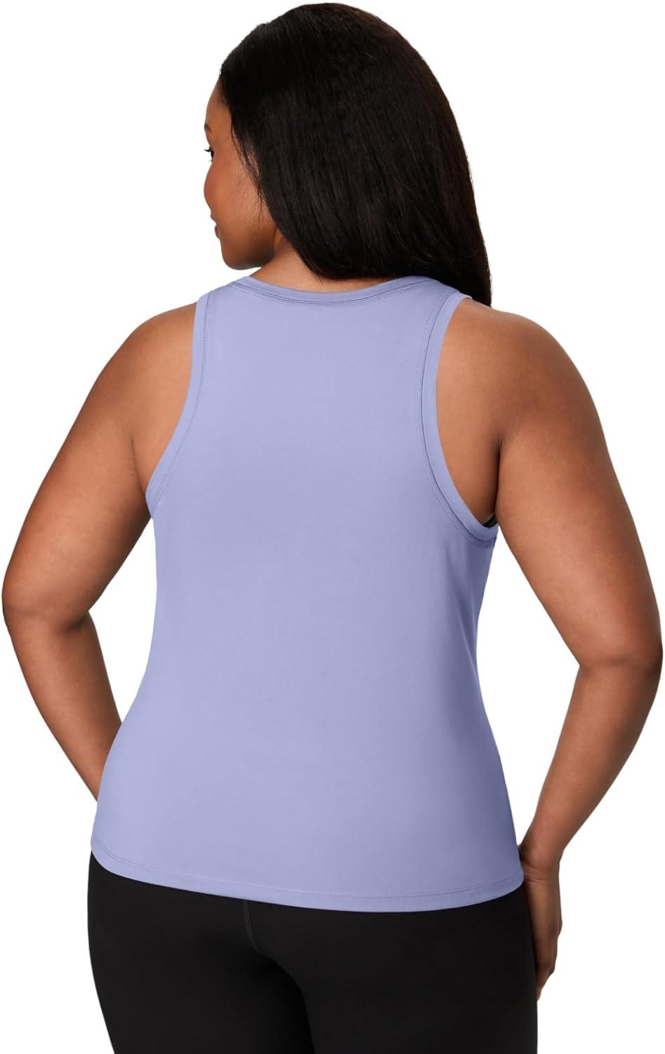 imageHanes Moves Stretch Women MoistureWicking Tank TopPeri Blue