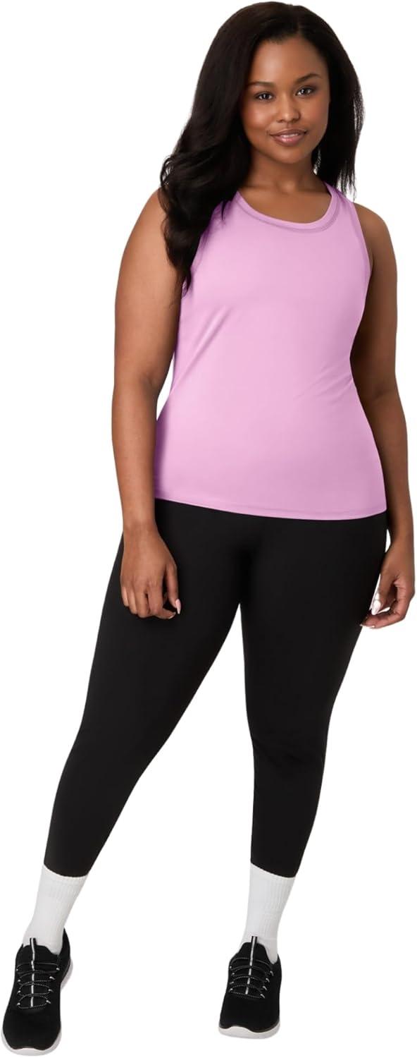 imageHanes Moves Stretch Women MoistureWicking Tank TopStrawberry Candy Pink