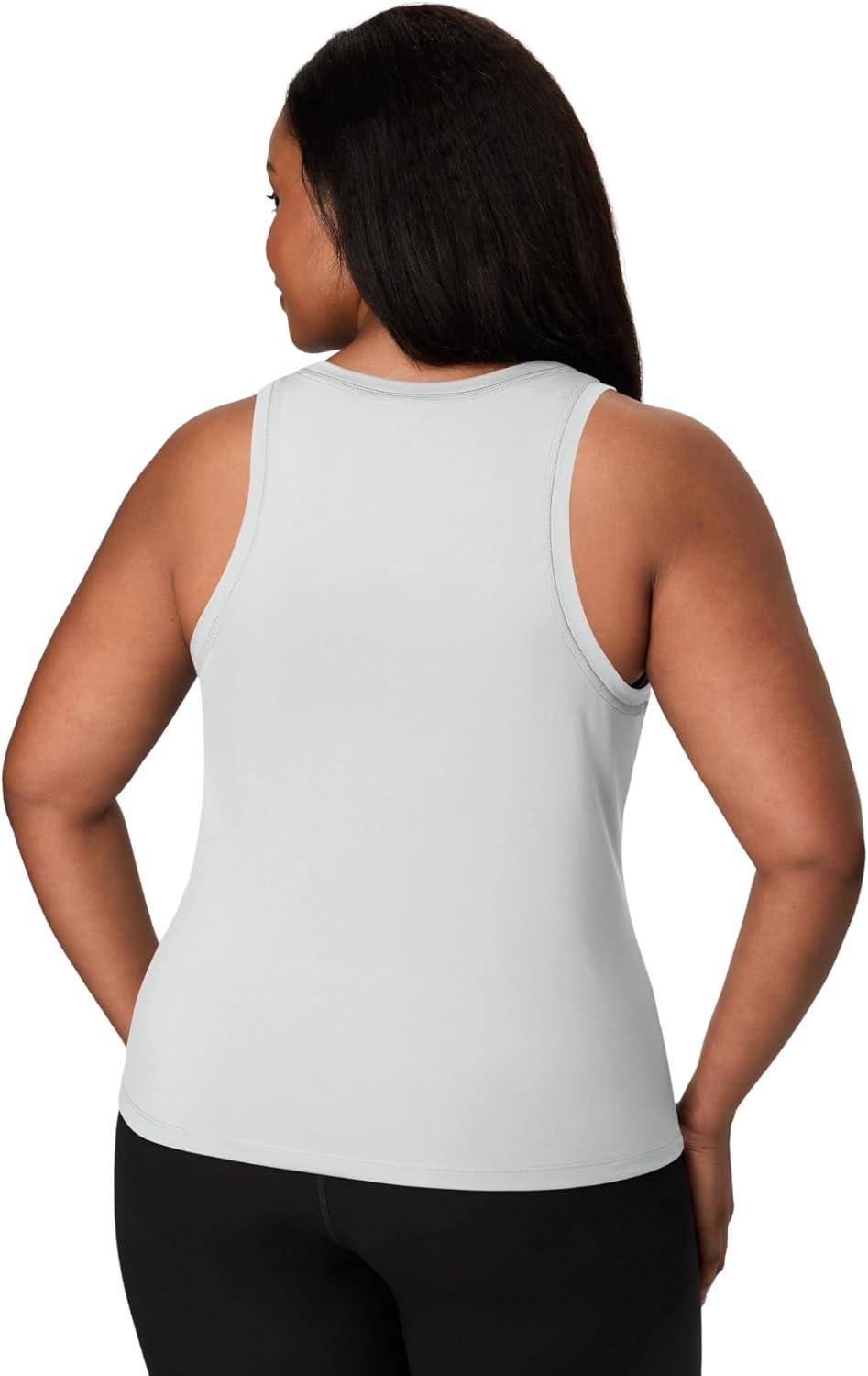 imageHanes Moves Stretch Women MoistureWicking Tank TopWhite