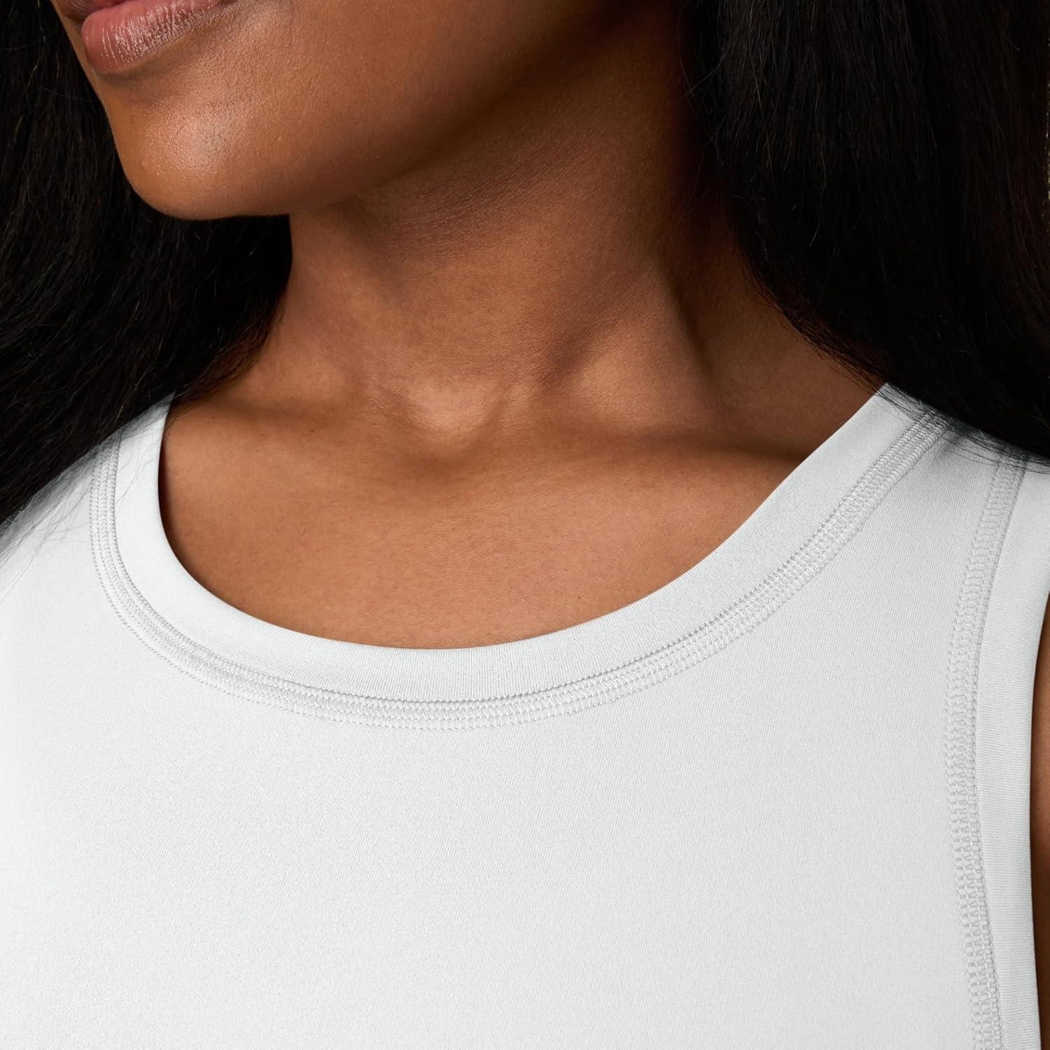 imageHanes Moves Stretch Women MoistureWicking Tank TopWhite