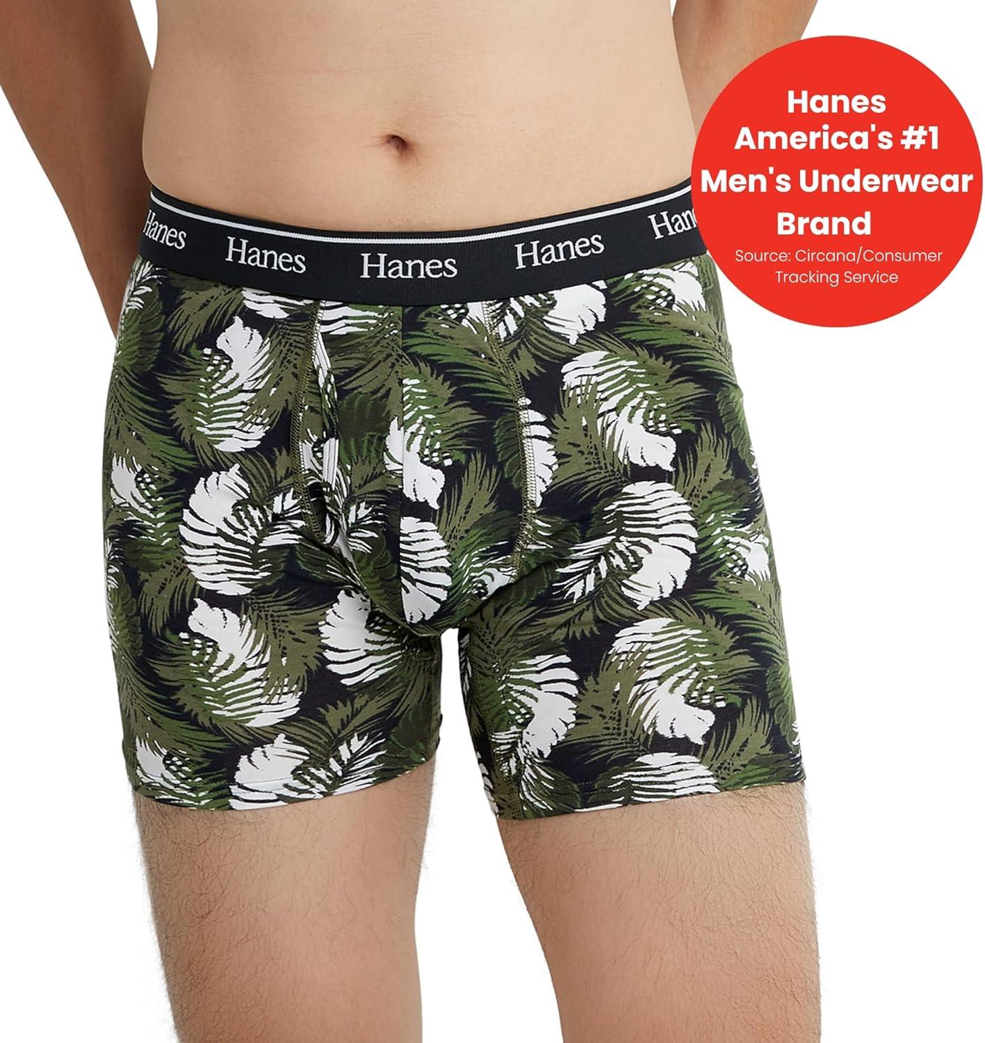 imageHanes Originals Mens Boxer Briefs ampamp Trunks Stretch Cotton MoistureWicking Underwear Modern Fit Low Rise MultipacksRegular Leg MaroonCargo Olive 3 Pack