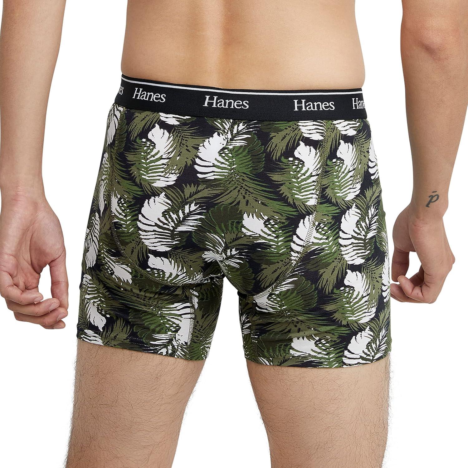 imageHanes Originals Mens Boxer Briefs ampamp Trunks Stretch Cotton MoistureWicking Underwear Modern Fit Low Rise MultipacksRegular Leg MaroonCargo Olive 3 Pack