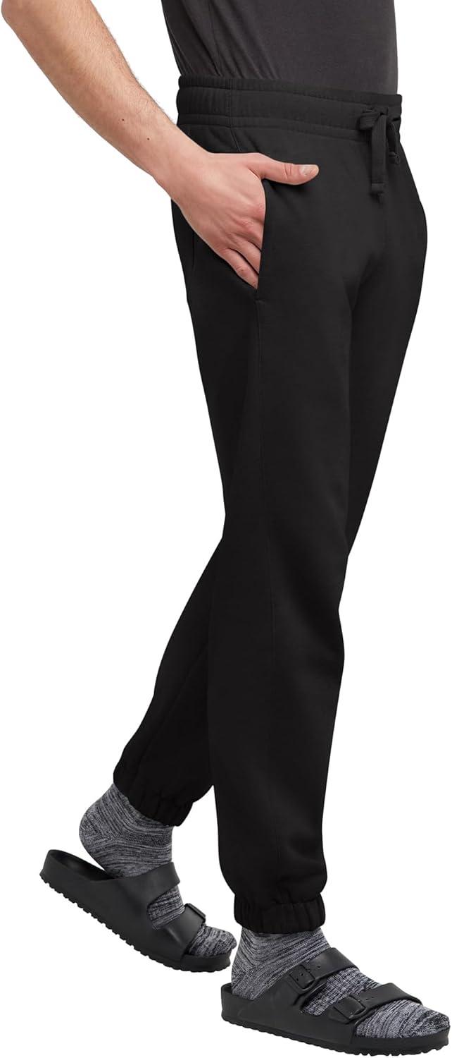 imageHanes Originals Mens Jogger Sweatpants Heavyweight Fleece Joggers with Pockets 30quot InseamBlack