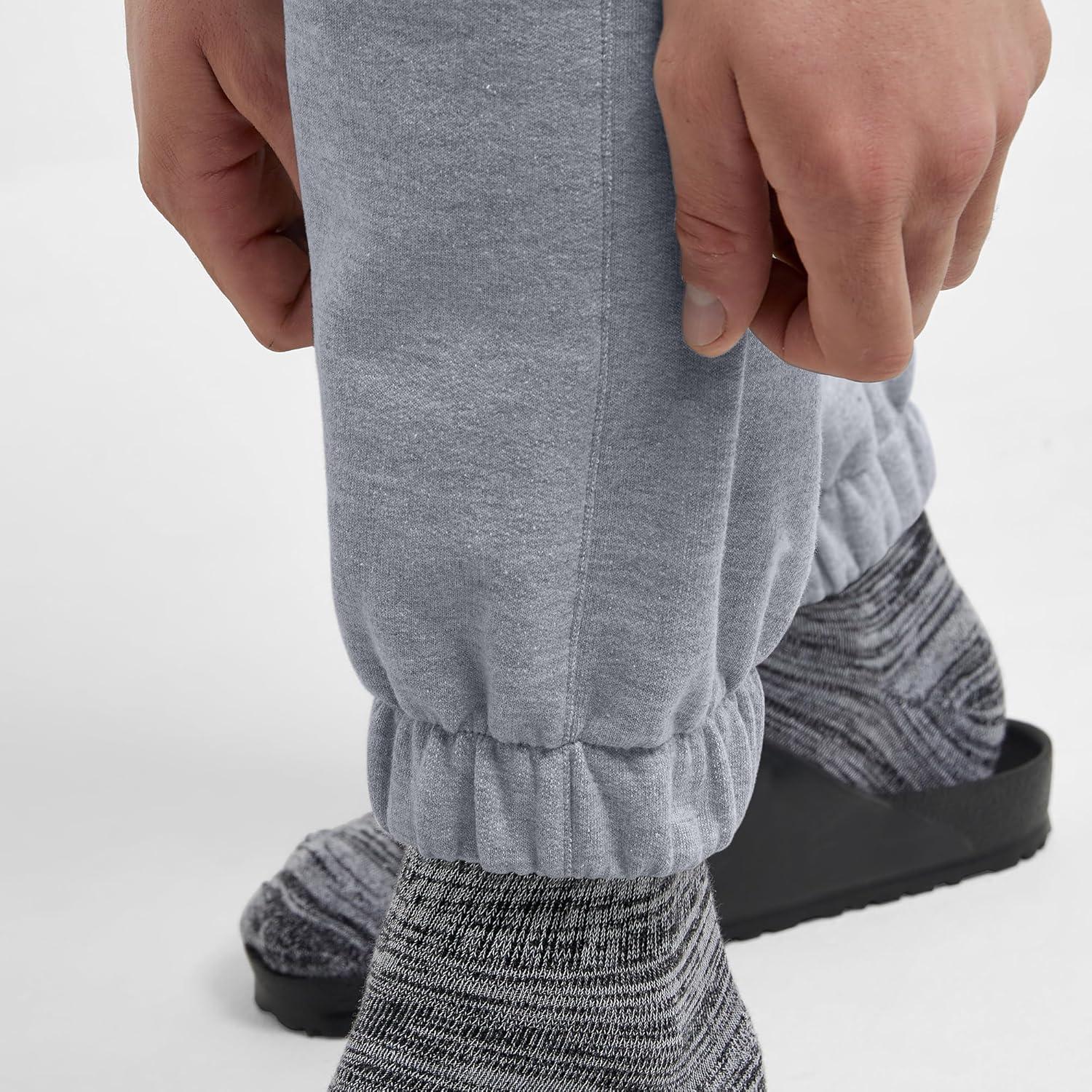 imageHanes Originals Mens Jogger Sweatpants Heavyweight Fleece Joggers with Pockets 30quot InseamNavy Pe Heather