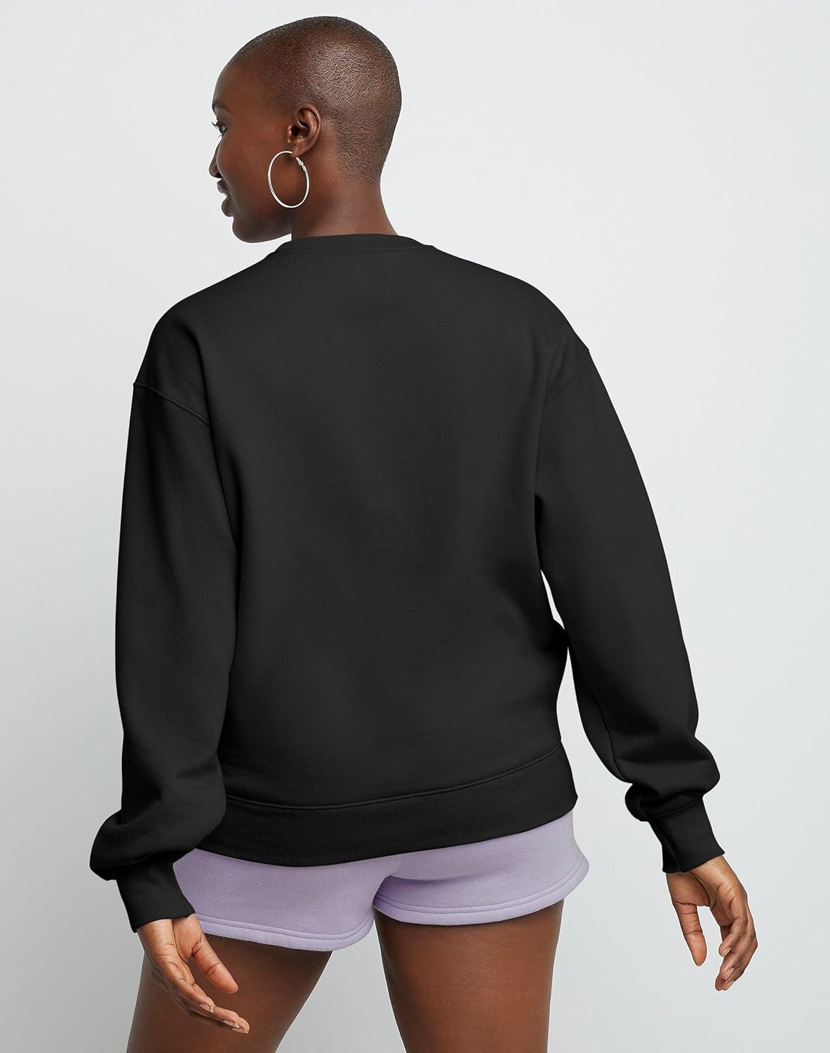 imageHanes Originals Womens Fleece Sweatshirt Midweight Sweatshirt for Women Placed FlowersDark Crimson