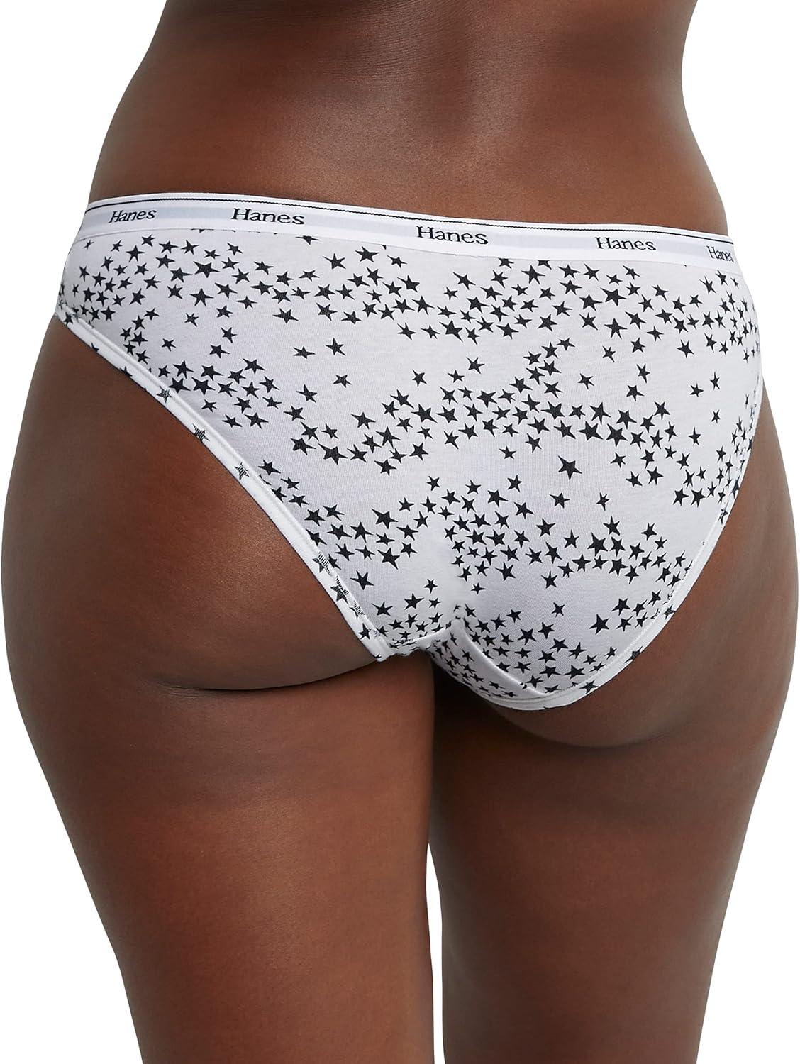 imageHanes Originals Womens Underwear Bikini Panties Stretch Cotton Underwear Basic Assorted Colors 6Pack