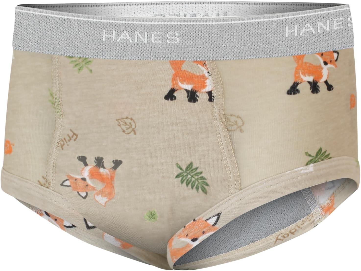 imageHanes Toddler Boys Potty Trainer Underwear Light Leaks Boxer Briefs ampamp Briefs Available 6 ampamp 7 PackDays of Week Tan 7 Pack