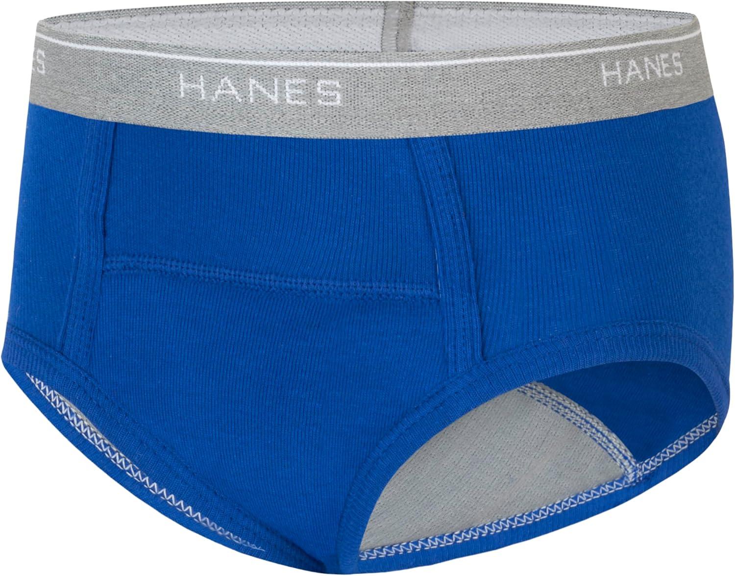 imageHanes Toddler Boys Potty Trainer Underwear Light Leaks Boxer Briefs ampamp Briefs Available 6 ampamp 7 PackRedBlueWhite Tractor 6 Pack