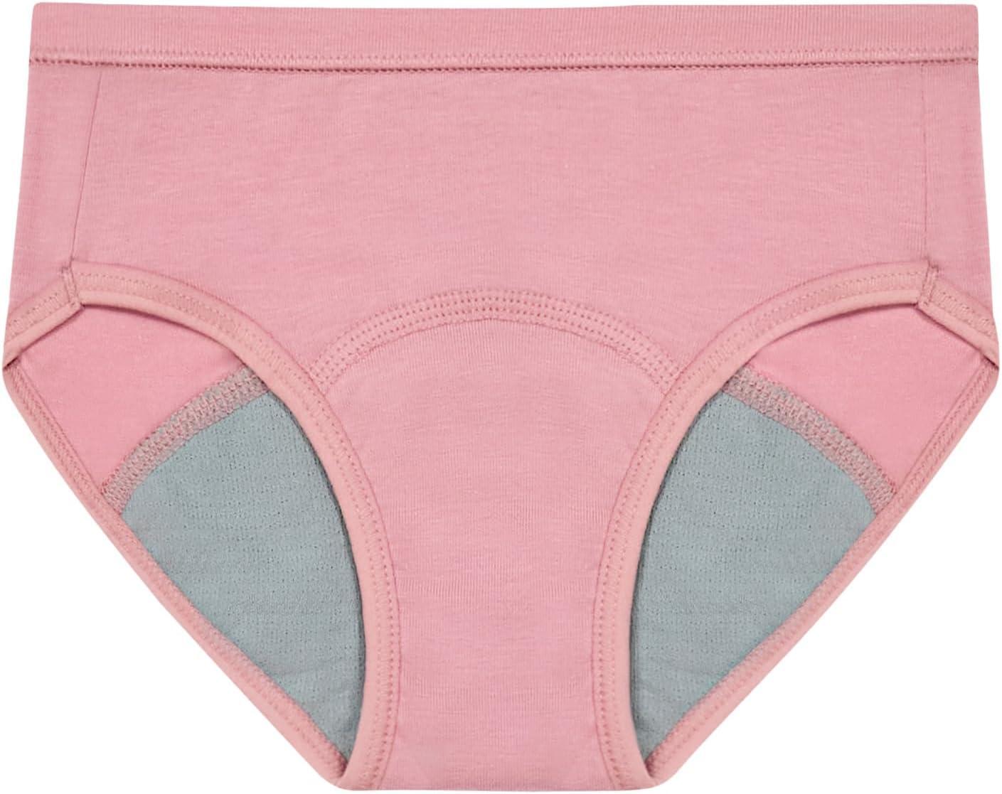 imageHanes Toddler Girls Potty Trainer Brief MoistureWicking Panty Odor Protection Potty Trainer Underwear 6PackMauveHeartsFloral 7 Pack