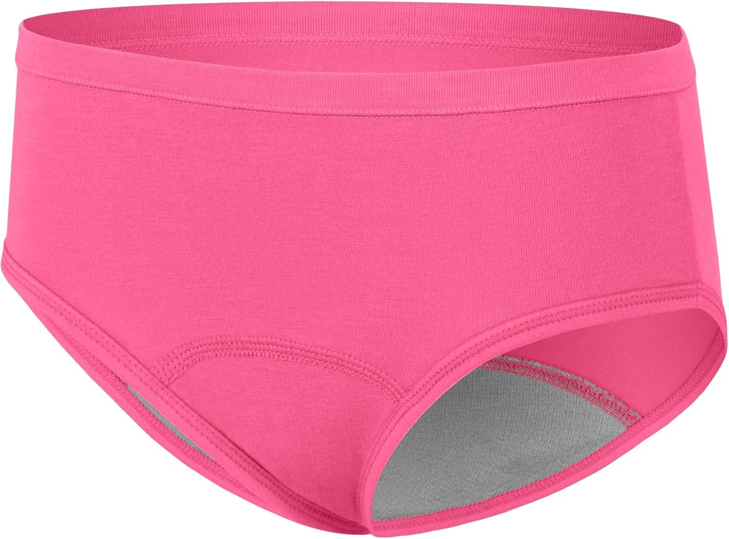 imageHanes Toddler Girls Potty Trainer Brief MoistureWicking Panty Odor Protection Potty Trainer Underwear 6PackPinkBlue 6 Pack