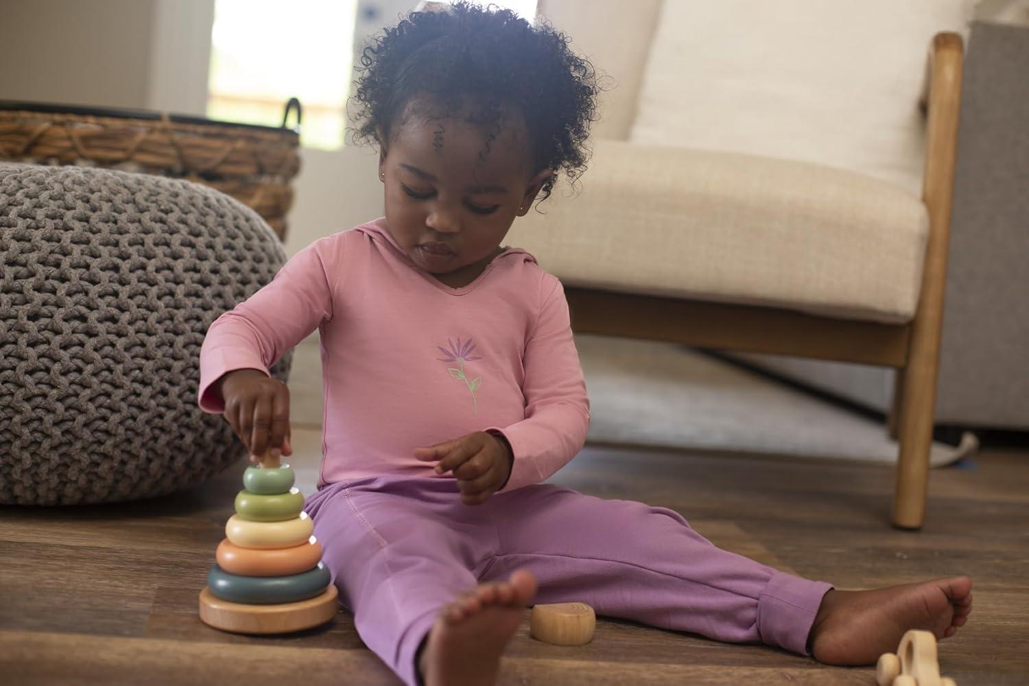 imageHanes Unisex Pure Comfort French Terry Joggers Girl and Baby Boy Pants 2PackSilverRust