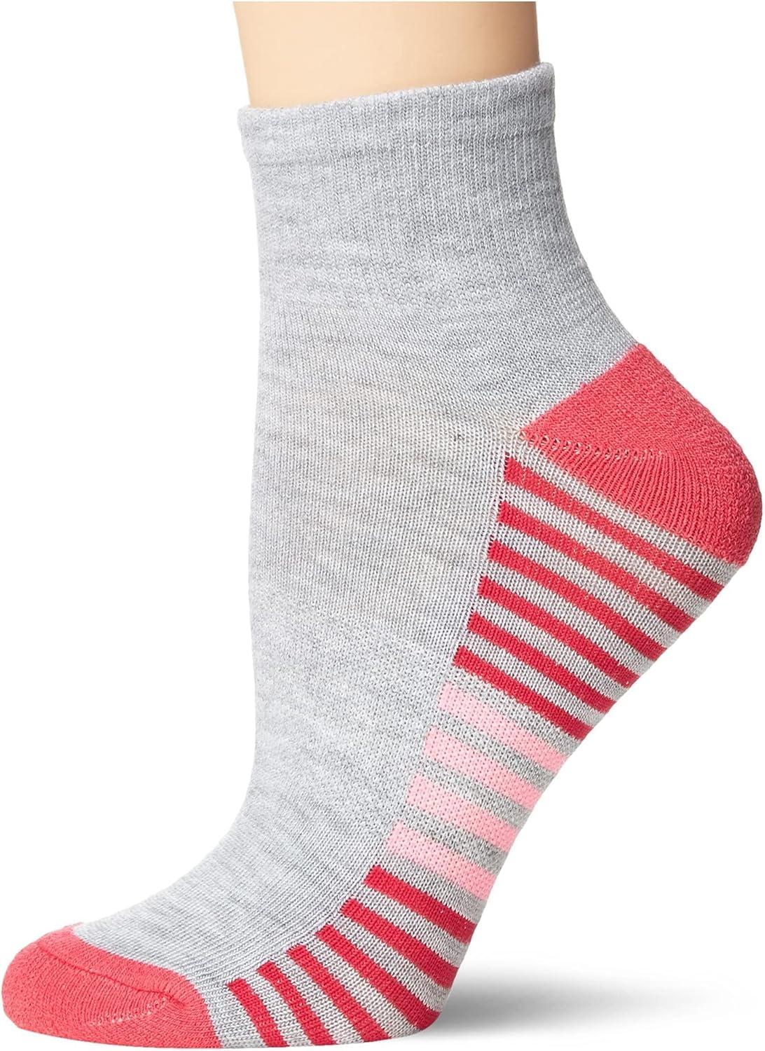 imageHanes Womens 6Pair Comfort Fit Ankle SocksGrey 6 Pack