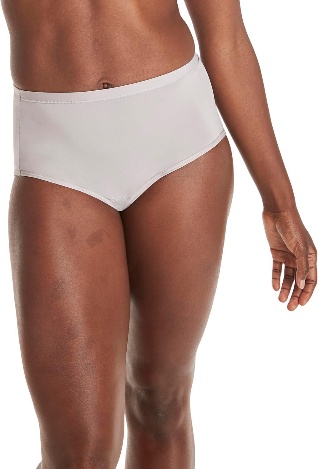 imageHanes Womens Comfort Period Underwear Moderate Leaks Bikini Boyshort or Brief 3PackBrief Neutrals