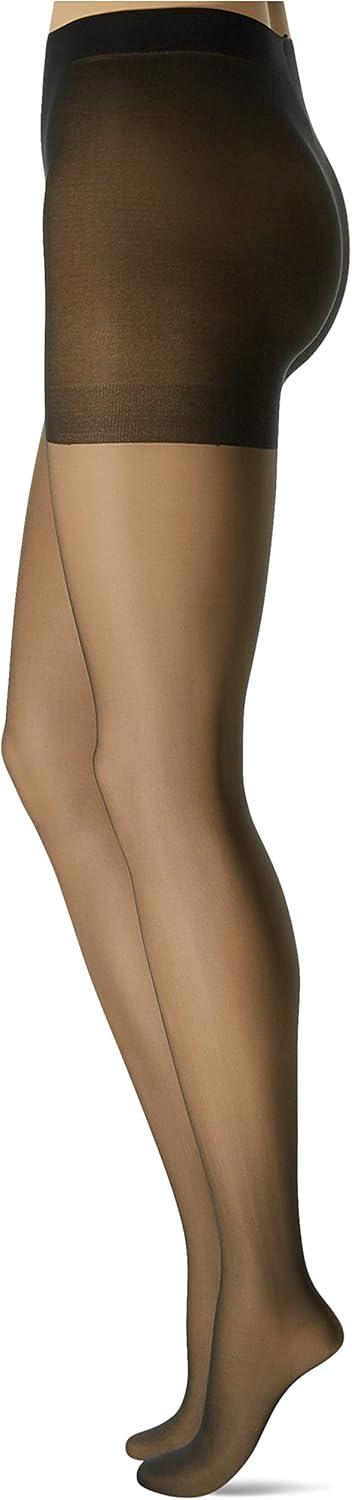 imageHanes Womens Control Top Sheer Toe Silk Reflections Panty HoseJet