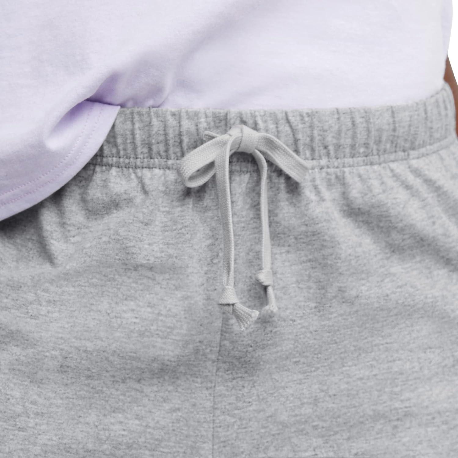 imageHanes Womens Essential Jogger Pants Drawstring Sweatpants for Women 100 Cotton Jersey 29quotLight Steel