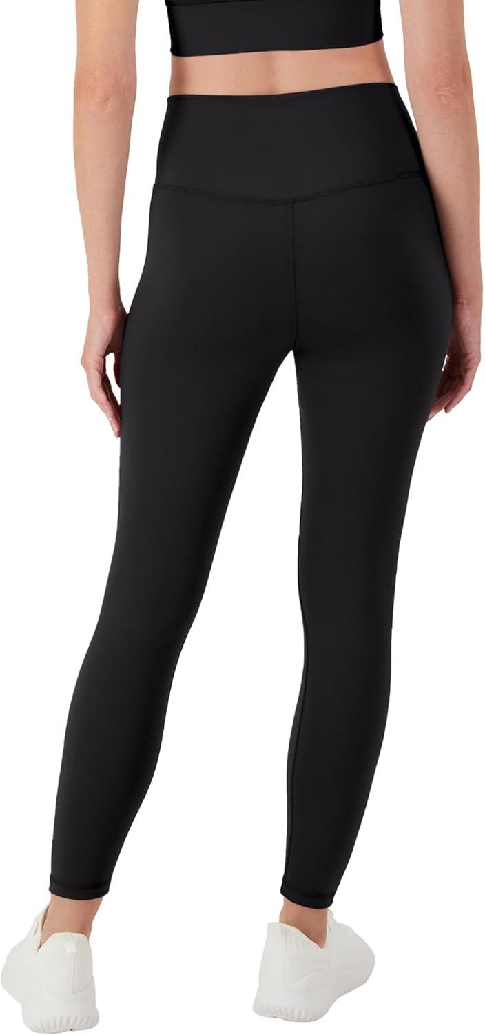 imageHanes Womens Leggings Clothing Moves 78 Soft Leggings with Pocket Moisture Wicking Womens Clothing Pants 25quot InseamBlack