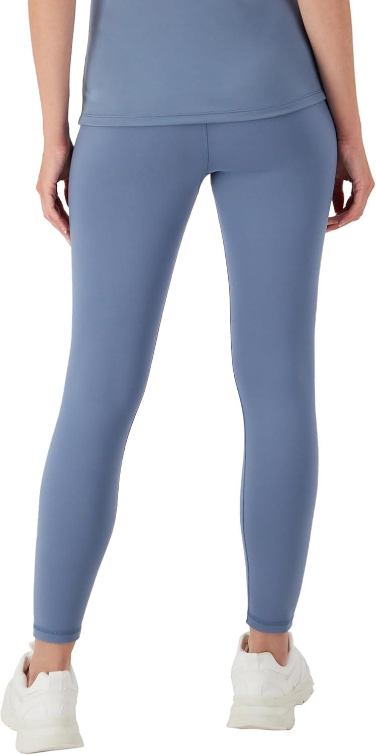 imageHanes Womens Leggings Clothing Moves 78 Soft Leggings with Pocket Moisture Wicking Womens Clothing Pants 25quot InseamBlue Dive