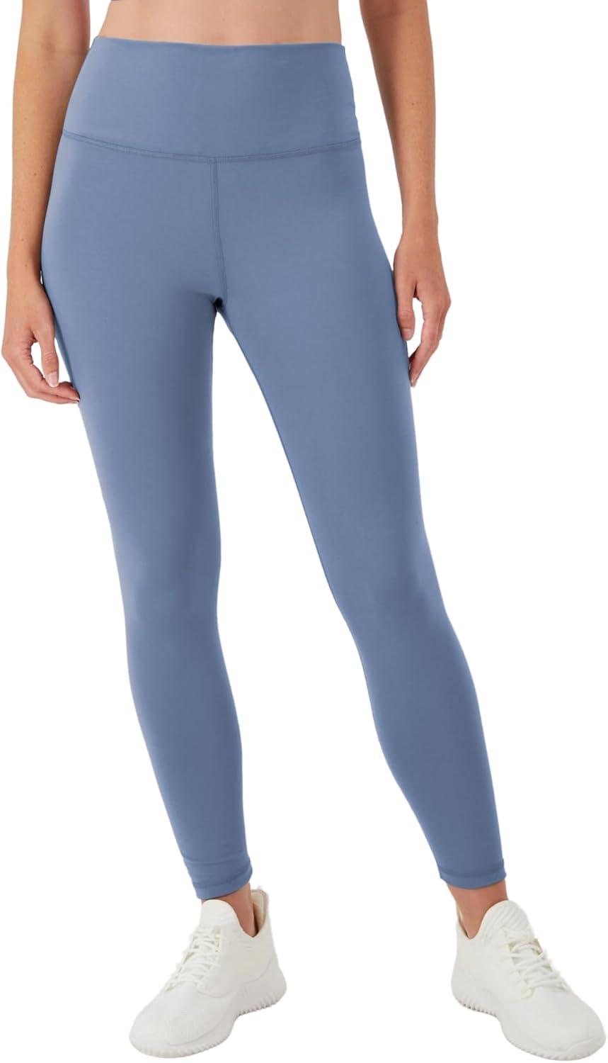 imageHanes Womens Leggings Clothing Moves 78 Soft Leggings with Pocket Moisture Wicking Womens Clothing Pants 25quot InseamBlue Dive