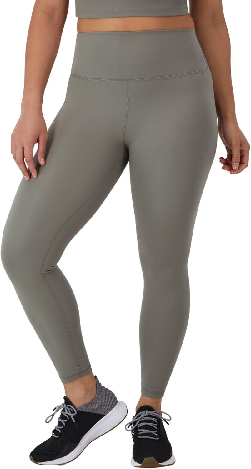 imageHanes Womens Leggings Clothing Moves 78 Soft Leggings with Pocket Moisture Wicking Womens Clothing Pants 25quot InseamCool Grey