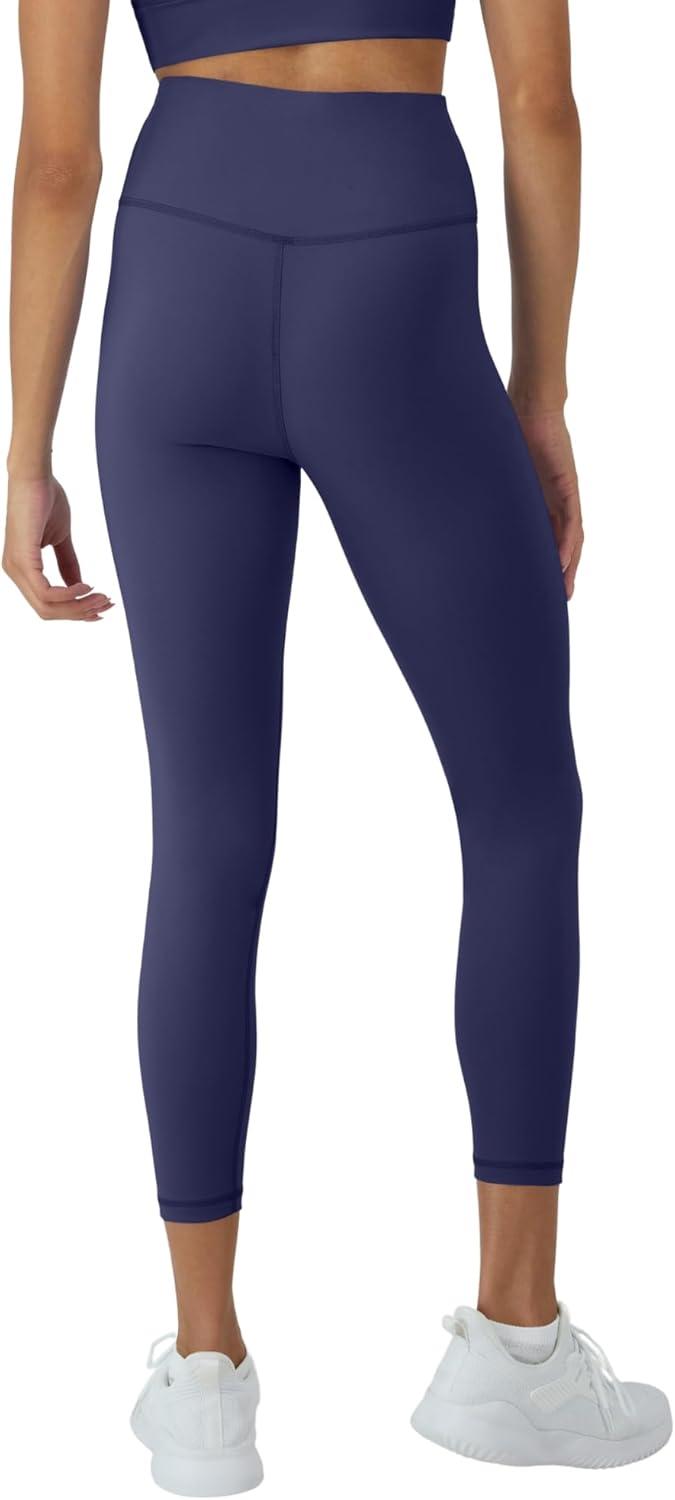 imageHanes Womens Leggings Clothing Moves 78 Soft Leggings with Pocket Moisture Wicking Womens Clothing Pants 25quot InseamImperial Indigo