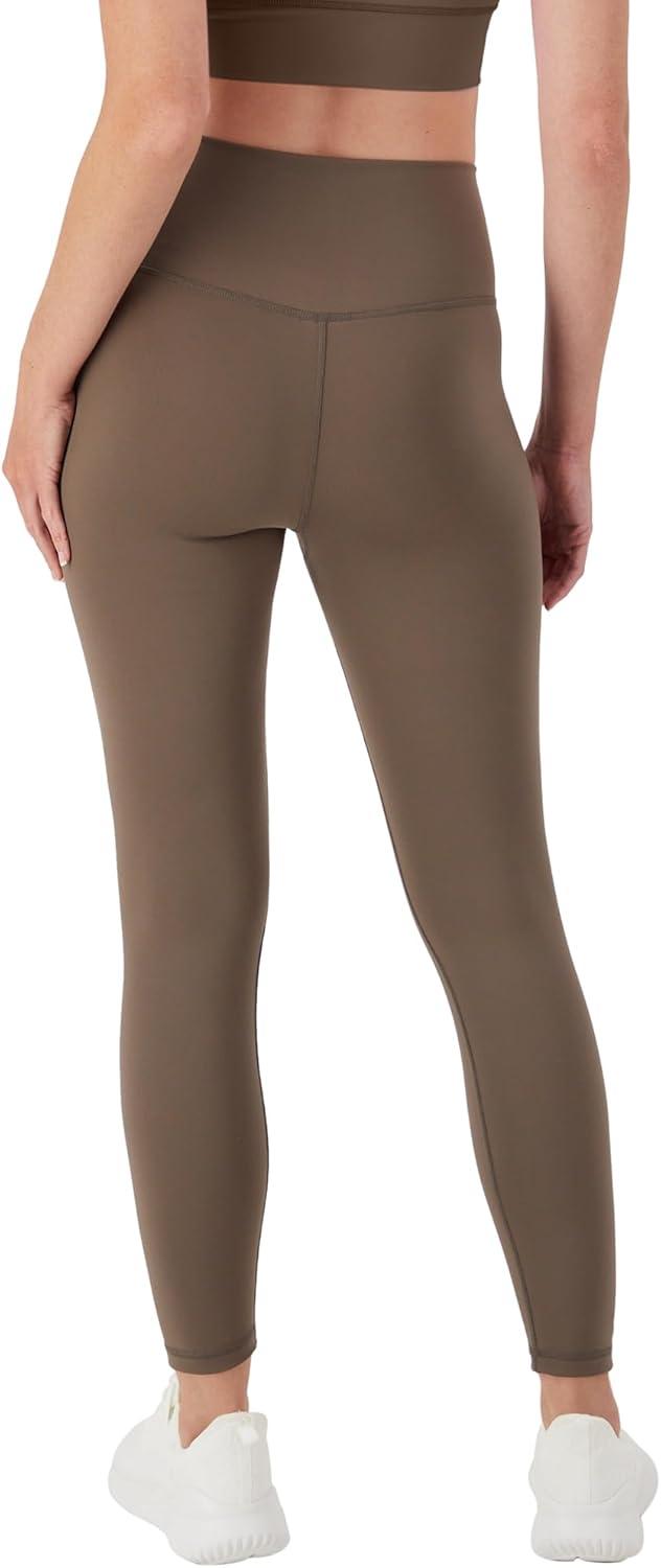 imageHanes Womens Leggings Clothing Moves 78 Soft Leggings with Pocket Moisture Wicking Womens Clothing Pants 25quot InseamRustic Grey