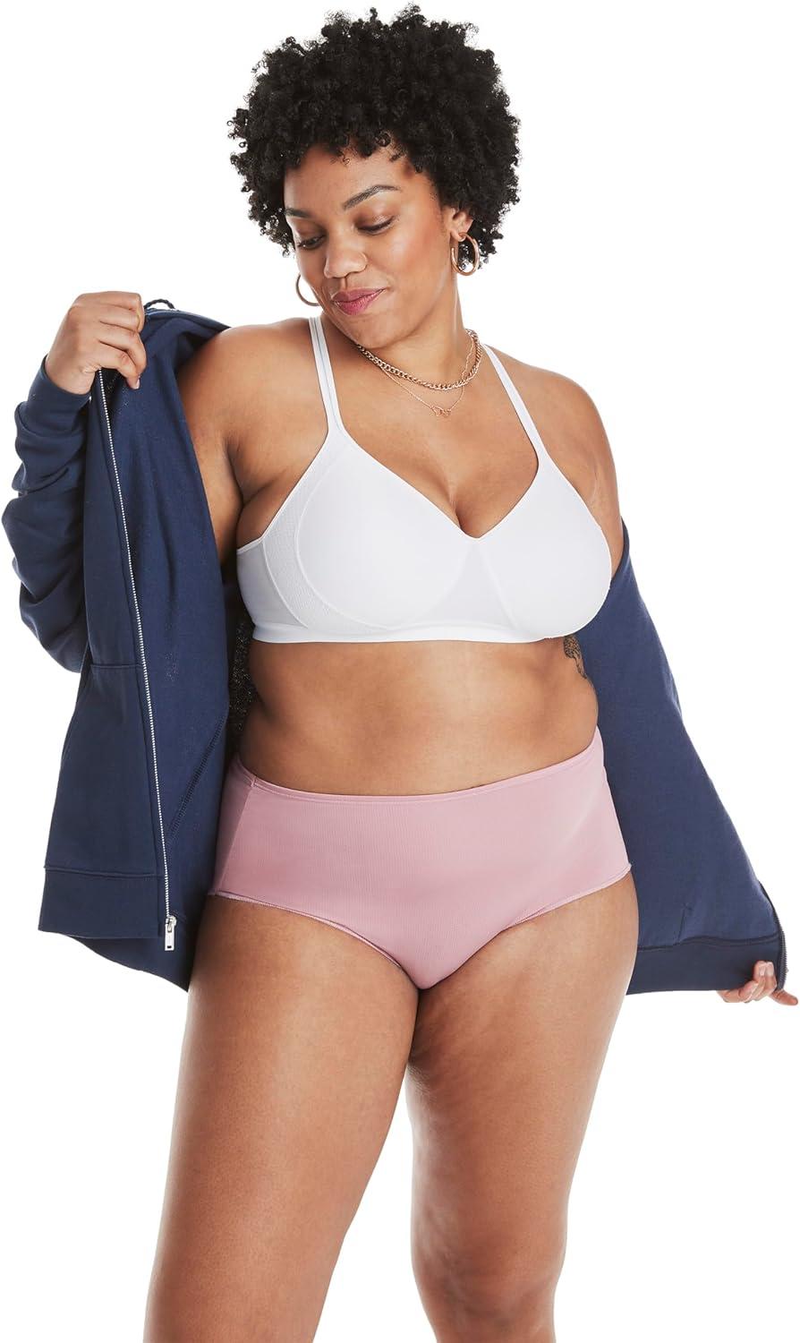 imageHanes Womens Lightweight Mesh Briefs 10Pack Brief Underwear for Women Cool Mesh Panties10 Pack Assorted 1