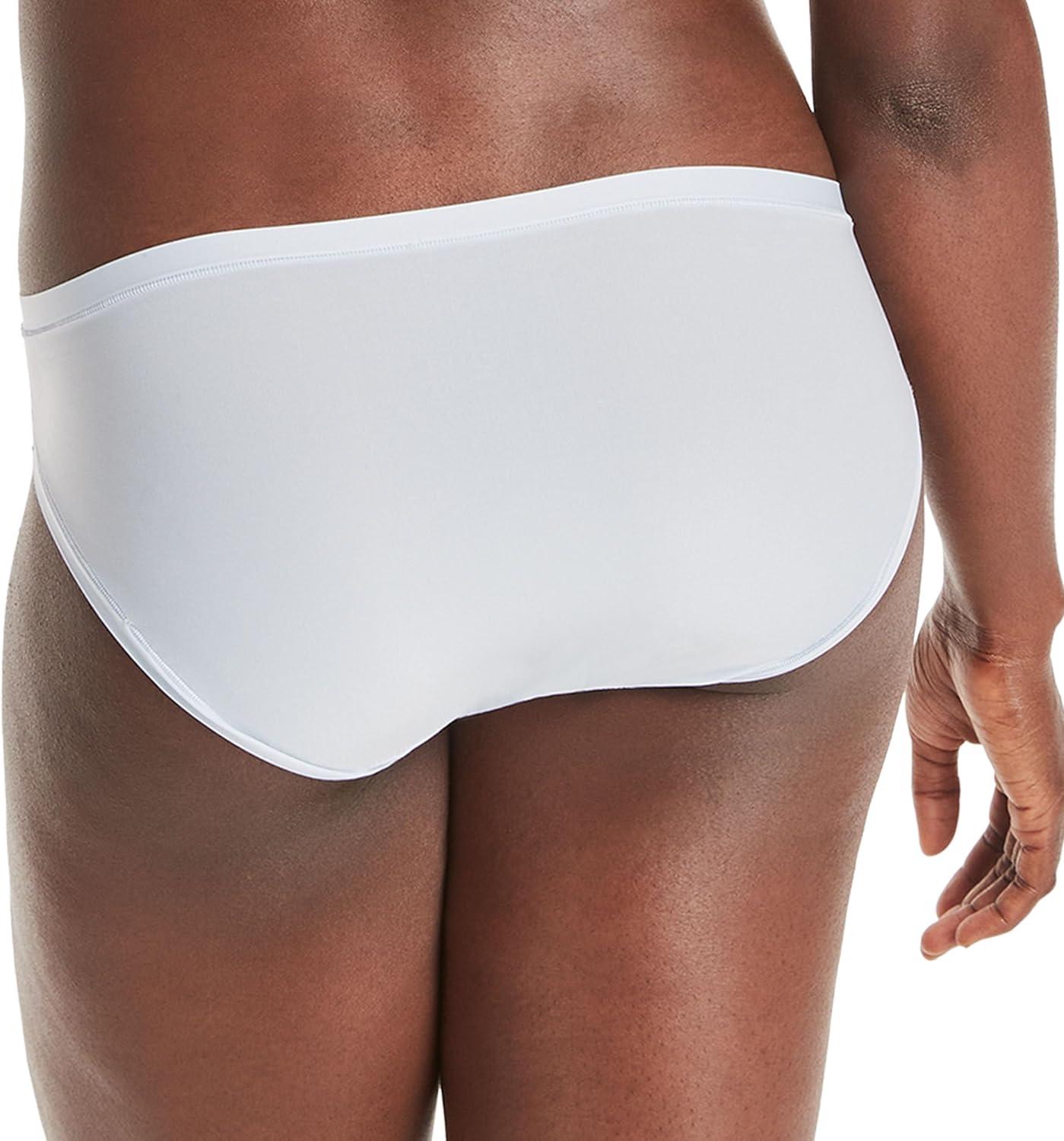 imageHanes Womens Microfiber Stretch Underwear Pack Comfort Flex Fit Brief Bikini or Thong Panties 6PackAssorted Bikini