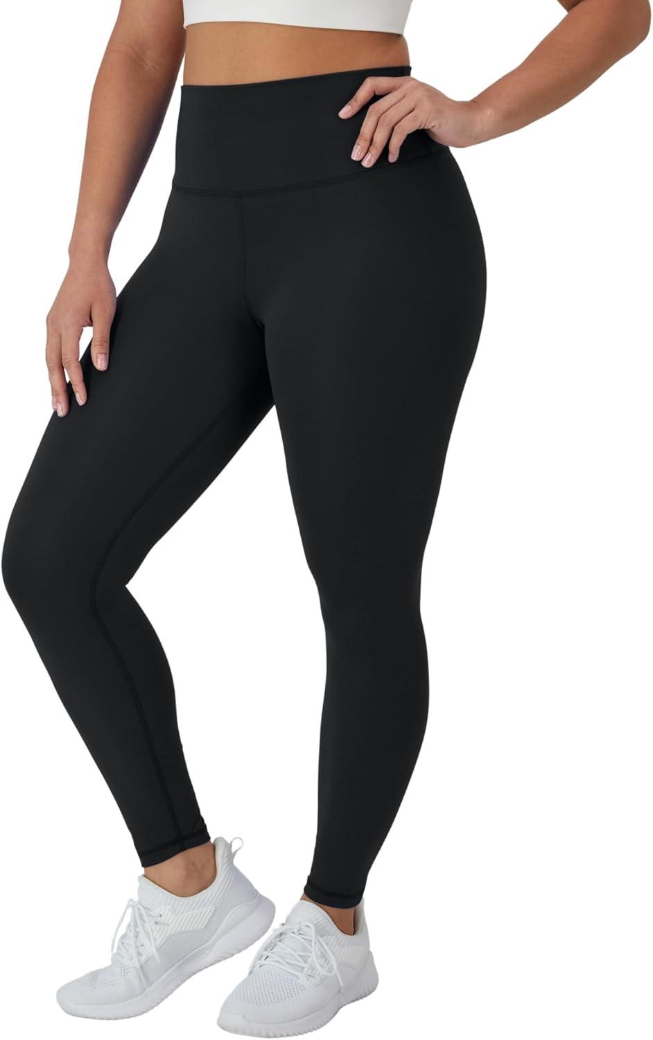 imageHanes Womens Moves Leak Protection 78 Leggings with Builtin Underwear MoistureWicking ampamp Odor Control 25 InseamBlack