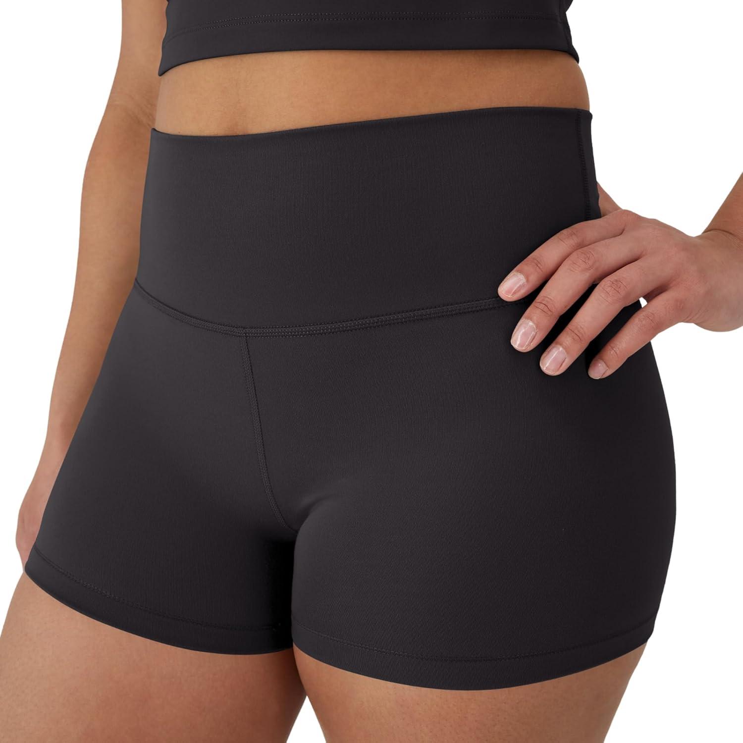 imageHanes Womens Moves Leak Protection Bike Shorts with Builtin Underwear MoistureWicking ampamp Odor Control 3 InseamBlack