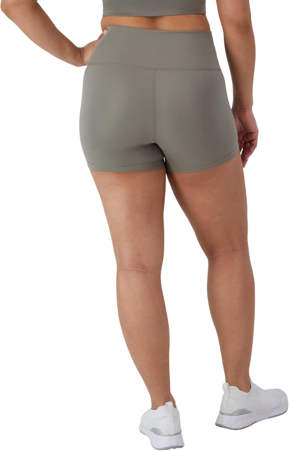 imageHanes Womens Moves Leak Protection Bike Shorts with Builtin Underwear MoistureWicking ampamp Odor Control 3 InseamCool Grey