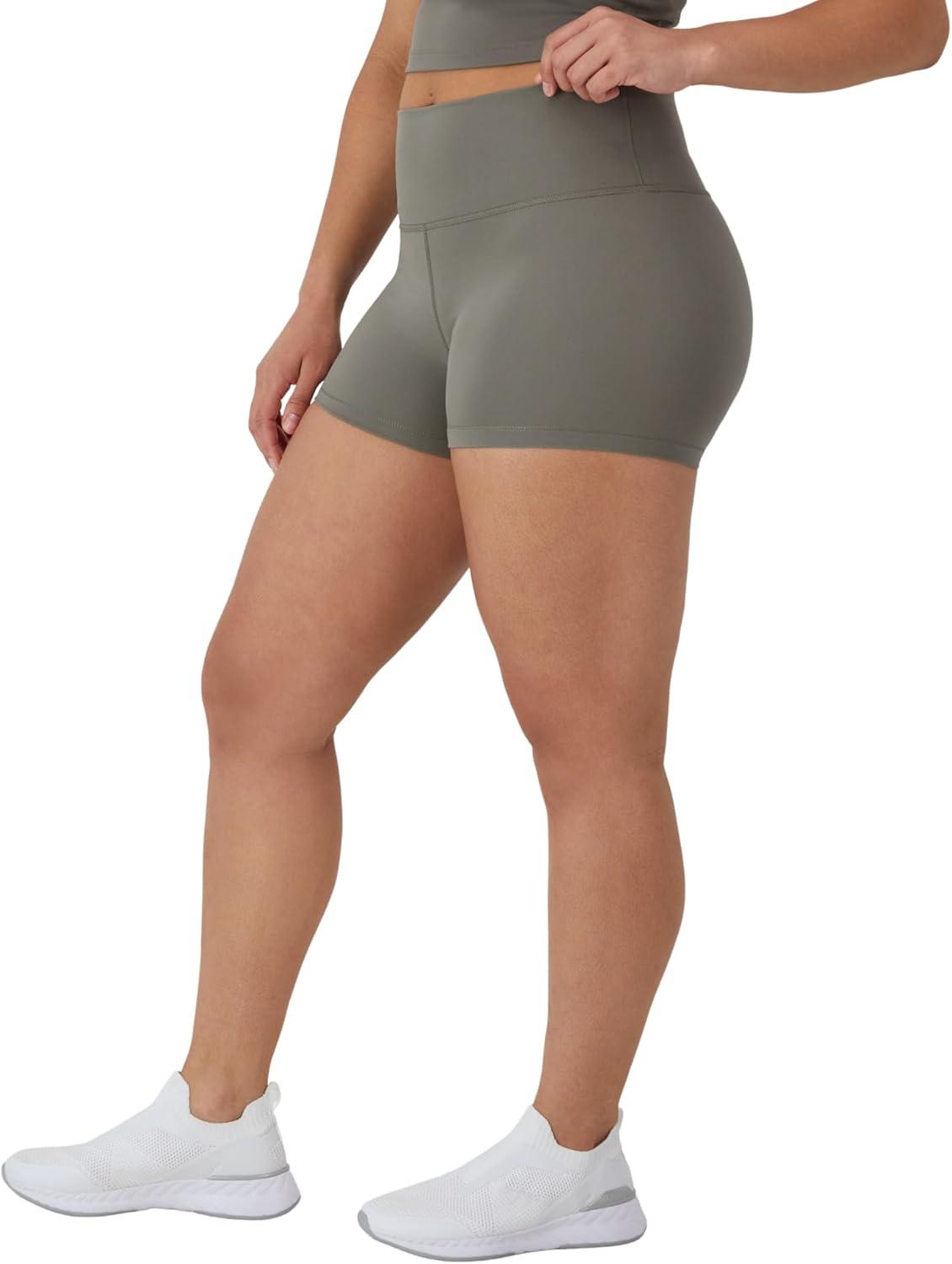 imageHanes Womens Moves Leak Protection Bike Shorts with Builtin Underwear MoistureWicking ampamp Odor Control 3 InseamCool Grey