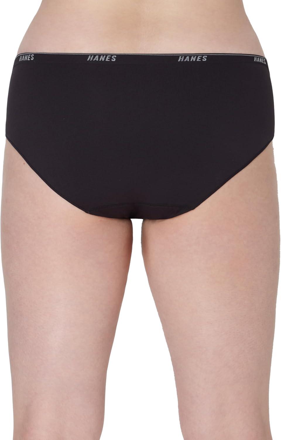 imageHanes Womens Moves Underwear 360 Flex Stretch Panties Smooth ampamp Seamless Hipsters Bikinis Or Thongs 6Pack6pk Hipster Black X3AlmondRedPink