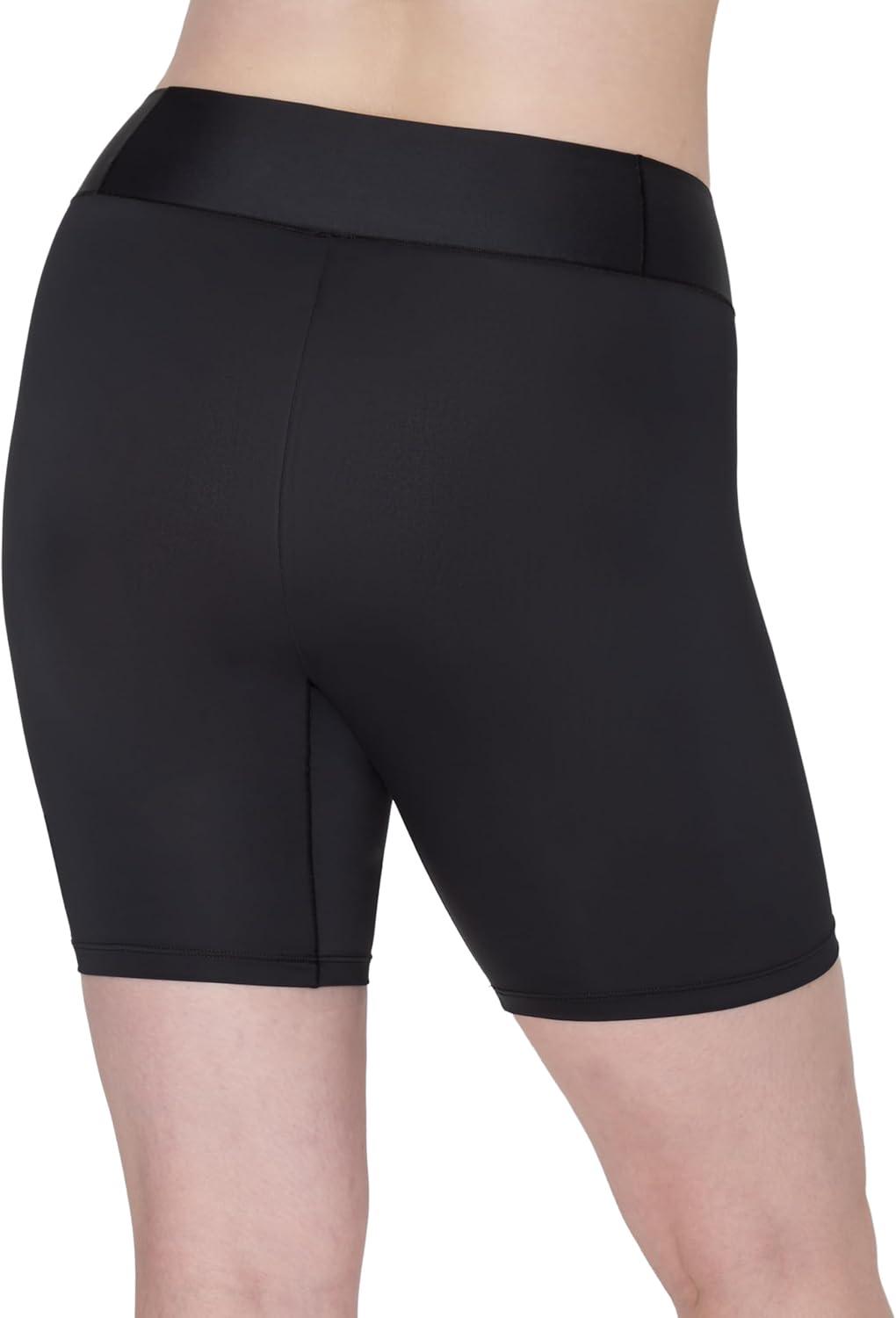 imageHanes Womens Moves Underwear AntiChafe Slip Shorts Microfiber Slip Shorts for Women 2PackBlackBlack