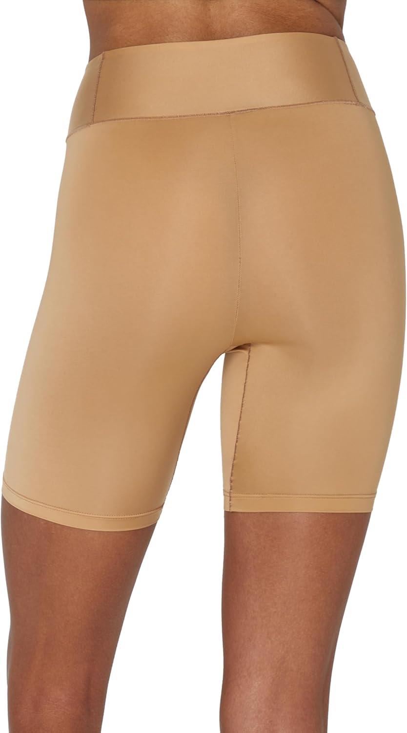 imageHanes Womens Moves Underwear AntiChafe Slip Shorts Microfiber Slip Shorts for Women 2PackWarm AlmondWarm Almond