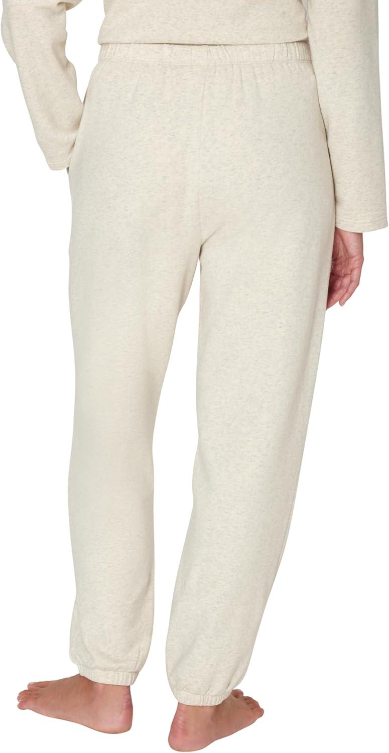 imageHanes Womens Originals French Terry Joggers Lightweight Lounge Pants for Women Comfywear Loungewear 28quotOatmeal Marle