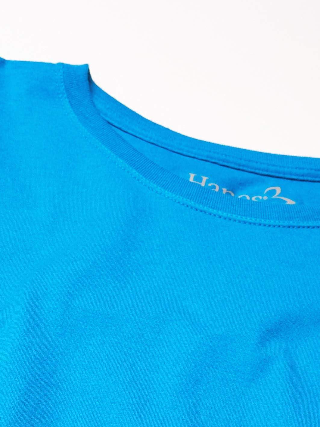 imageHanes Womens Originals Long Sleeve Cotton TShirt Lightweight Crewneck Tee Modern FitDeep Dive