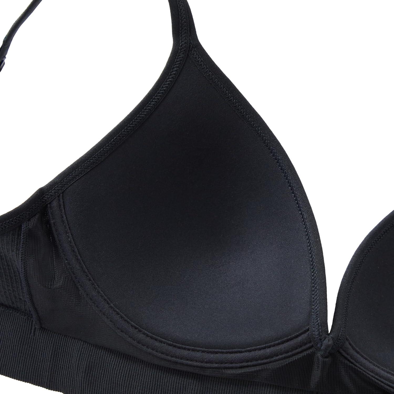 imageHanes Womens Originals Seamless Wireless Bra ComfortFlex Fit Rib Contour Bra Full CoverageDeep Glow