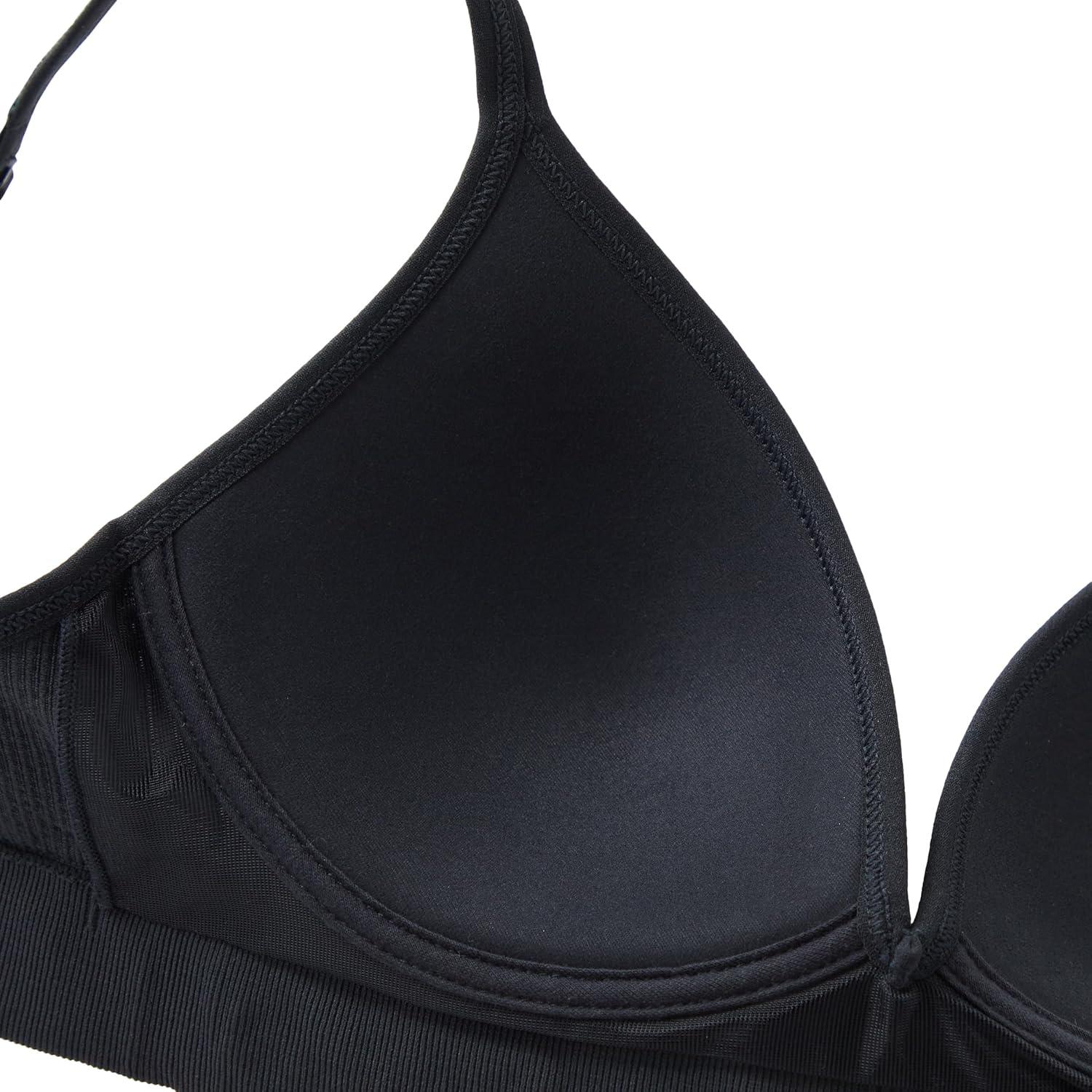 imageHanes Womens Originals Seamless Wireless Bra ComfortFlex Fit Rib Contour Bra Full CoverageWhite